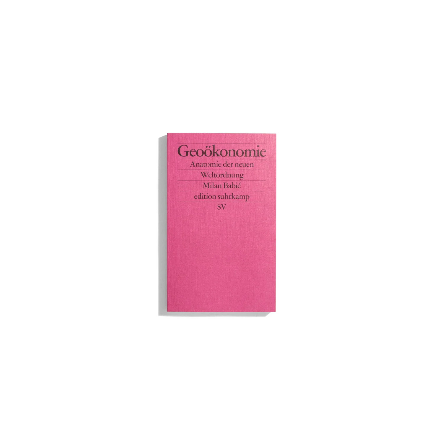 Geoökonomie - Milan Babic