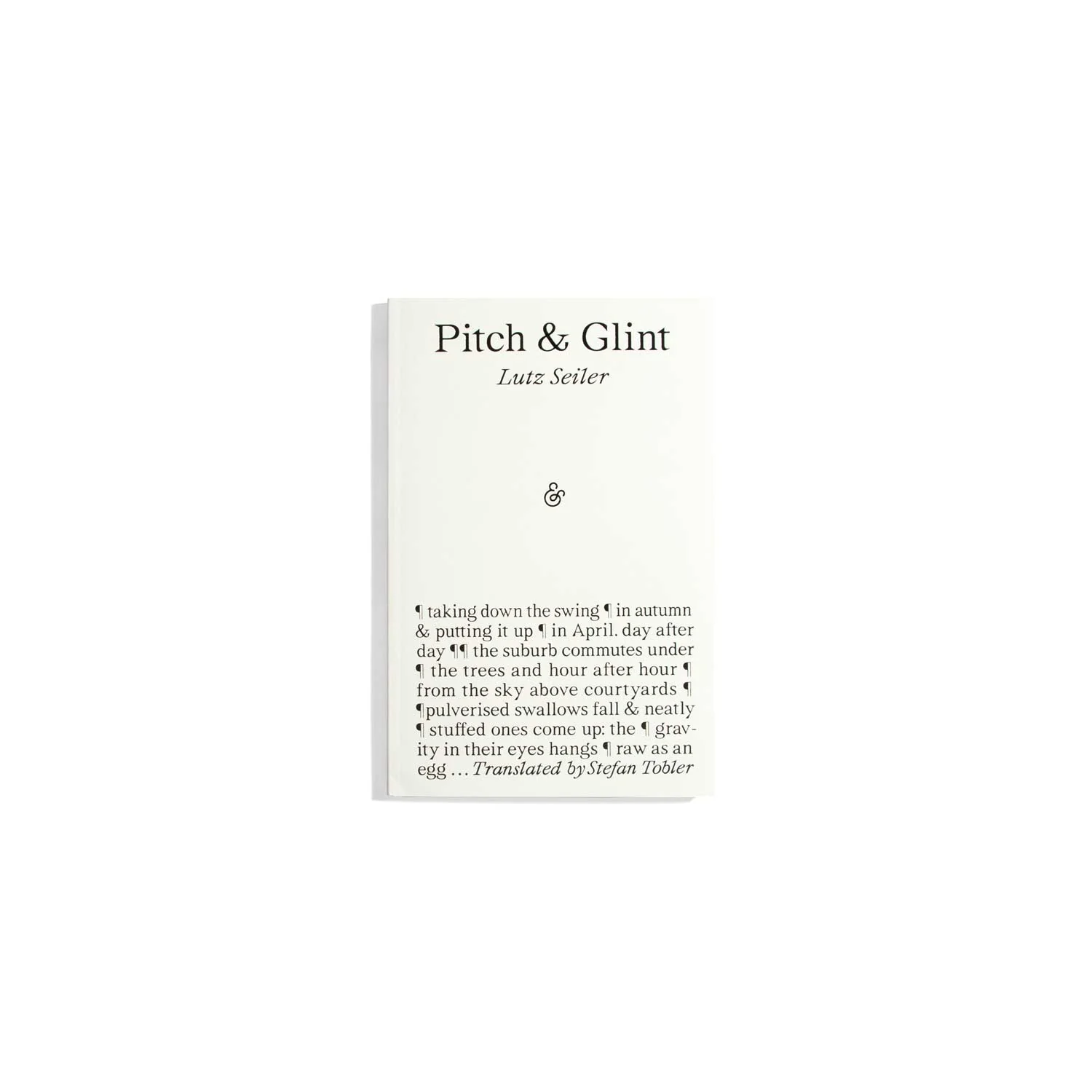 Pitch & Glint - Lutz Seiler