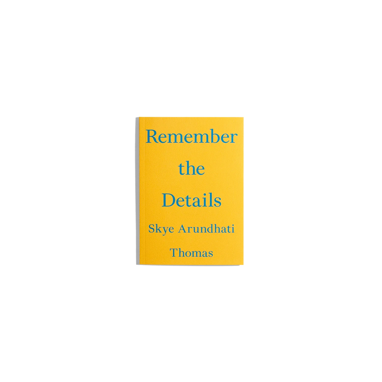 Remember the Details